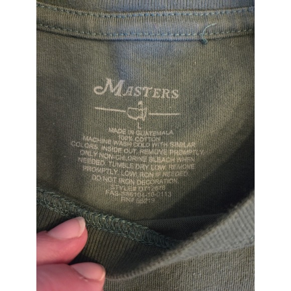 Vintage 2013 Masters Tournament Green Graphic Tee Shirt Size L - Picture 4 of 4